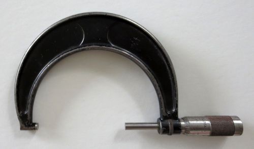 Brown &amp; sharpe 3-4 inch machinist micrometer no. 65 u.s. made for sale