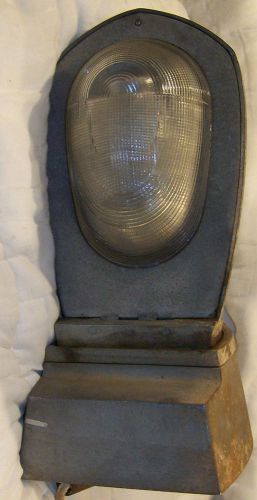 Vintage Prizmatic Light Head Wall Sconce  Art Deco?? Steampunk Garden Light