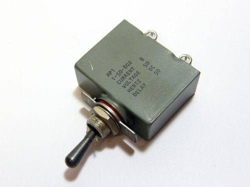 Airpax Circuit Breaker Toggle Switch API 1-50-802 50 DC 8 Amp