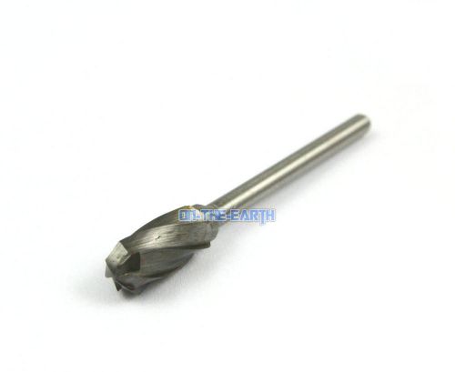 3 Pcs 3mm Shank Tungsten Carbide Burr Rotary Cutter File Single Cut (NO.2)