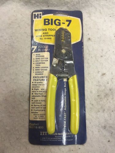 Vintage NEW Itt Holub Industries &#034;Big-7 Wire Stripper No.18-800