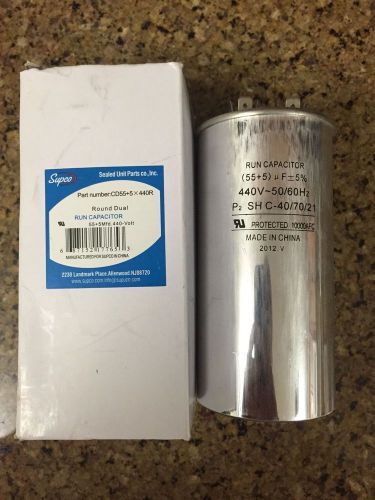 Supco Dual Run AC Capacitor MFC 55+5 / 440 Volt