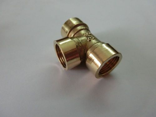 6pcs 3/8&#034; x 3/8&#034; x 3/8&#034; Female Thread T Shaped 3 Way Tee Coupling Pipe Fitting