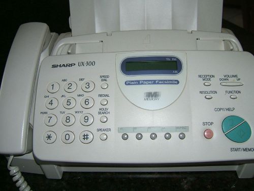 sharp UX 300 fax