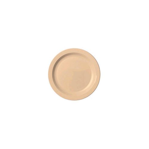 Cambro 10CWNR133 Beige Camwear Narrow Rim 10&#034; Plate - Dozen