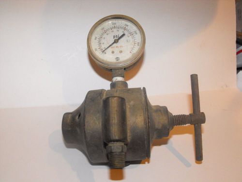 VINTAGE ANTIQUE AIRCO GAUGE STEAMPUNK INDUSTRIAL ALTERED ART RUSTIC