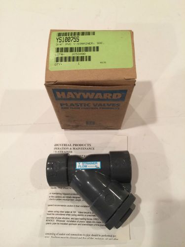 Hayward YS10075S 3/4&#034; PVC Y Strainer Socket Type