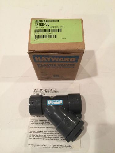 Hayward YS10075S 3/4&#034; PVC Y Strainer Socket Type