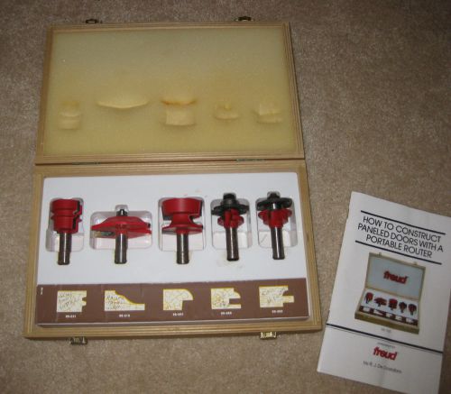 Freud 94-100 Professional 5 pc Router Bit Set made in Italy