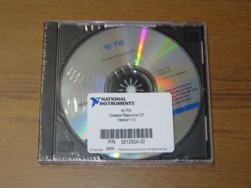National Instruments NI PXI Chassis Resource CD v1.0 - New 501250A-00 501250A-01