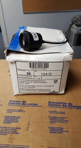 BOX OF 22 LEVITON 124-D LAMPHOLDER    L101