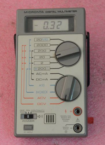 Micronta LCD Digital Multimeter Model 22-191.