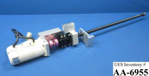 Panasonic MSMA021A1H AC Servo Motor w/ Rail Kokusai Zestone DD-1203V 300mm used