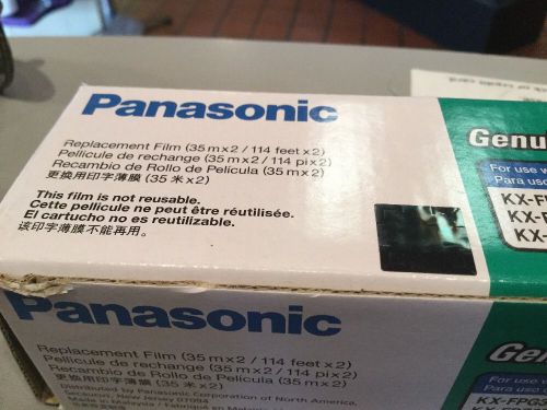 New  Genuine Panasonic KX-FA92 Thermal Fax 2 Rolls Replacement Film