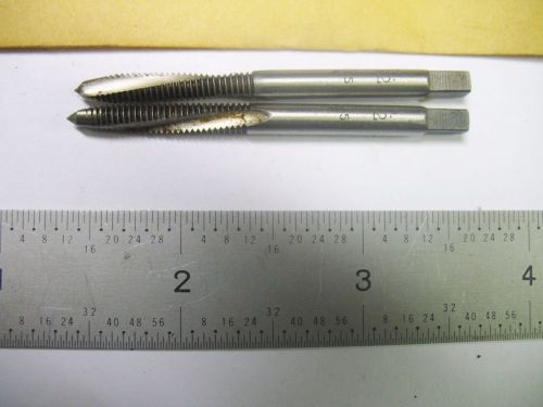 2 - vintage  new  usa made standard tool 8-32  spiral flute gun taps for sale