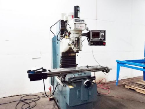 Dpm s.w.i. trak three-axis cnc vertical bed mill milling machine bridgeport for sale