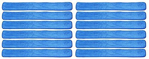 12 Pack 48&#034; Commercial Microfiber Wet Mop Refill Pads for Flat 48 Inch Mop