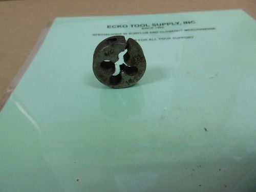 THREAD DIE 3/8-18 CARBON STEEL FOR RETHREADING 1-1/2&#034; OD NEW BUT RUSTY USA $4.51
