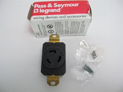 Pass &amp; seymour legrand l620-r turnlok receptacle 20a 250v 2-pole nema l6-20r for sale