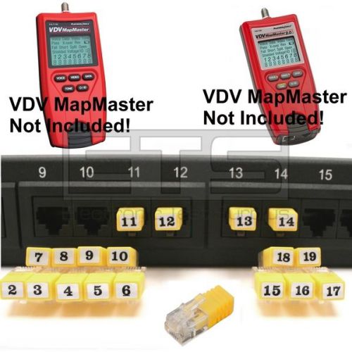 Platinum Tools VDV MapMaster T119c T129 RJ11 Remote Identifier Mapper IDs Set