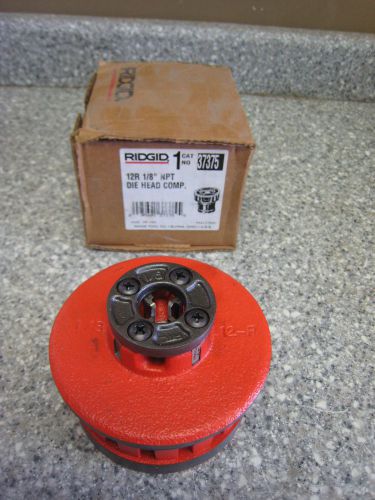 Ridgid 37375 12-R 1/8&#034; NPT Die Head Complete New