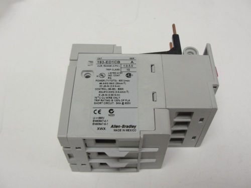 Allen bradley 193-ed1cb ser. a. overload relay for sale