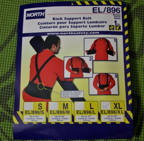 BACK SUPPORT BELT EL/896  (S) (XL) NORTH Safety
