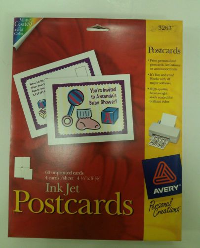 Lot of 5 Packs of Avery 3263 Postcards - 300 Total Postcards