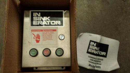 InSinkErator MRS-7 control center MRS magnetic starter 208-240v 1-ph disposers