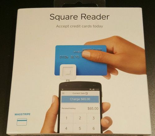 New Square Credit Debit Card Reader for Apple iPhone and Android White