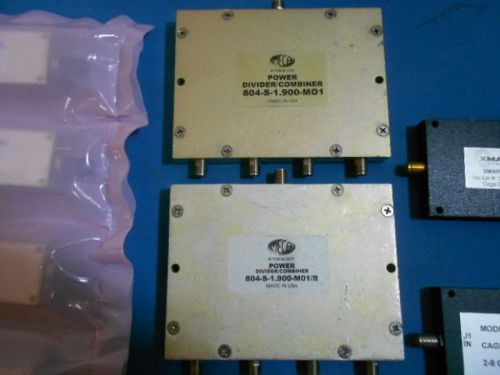 Assorted TTE Mini-Circuits Meca &amp; Raditek Filters Amplifiers Dividers Lot of 45