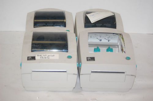 -LOT OF 4- Zebra GC420d Label Thermal Printer GC420-200510-000 -PARTS-