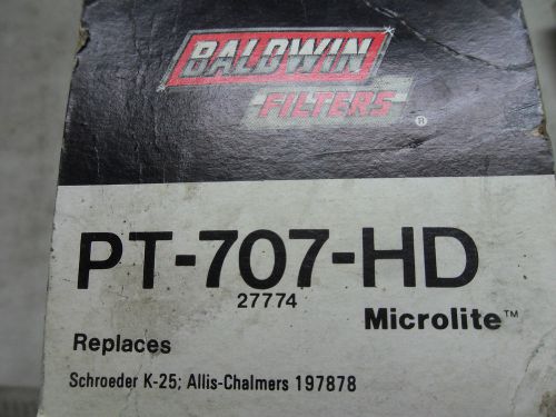 (L7) 1 NIB BALDWIN PT-707-HD HYDRAULIC ELEMENT FILTER