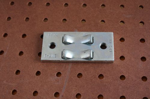 Cooper b-line b613zn column support plates lot of 8 units (12 bolts only) for sale
