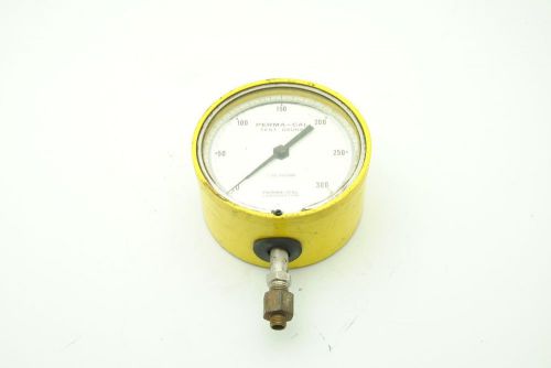 Perma Cal Model # 101NTM07Y21 Test Gauge, 4-1/2&#034; Face