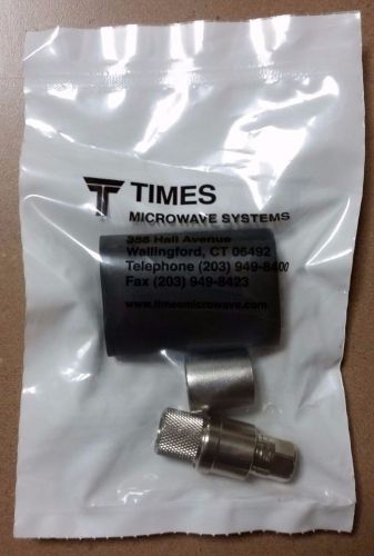 Times microwave - ez-600-fmh-75 - f male ez for lmr-600-75 - p/n (3190-1619) for sale