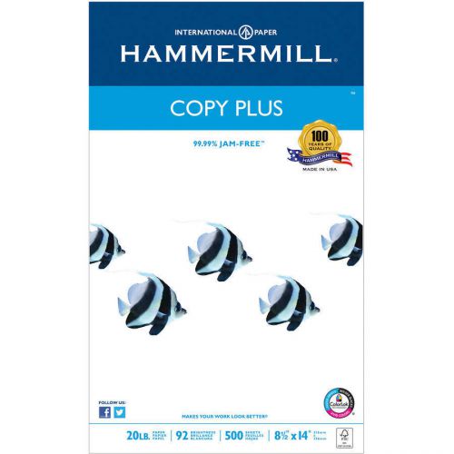 Hammermill CopyPlus Paper 92 Bright #20 8.5x11, carton