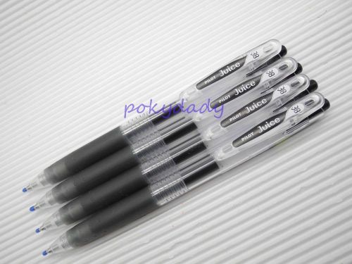 5pcs NEW Pilot retractable Juice 0.38mm Ultra Fine gel ink ballpoint pen Black
