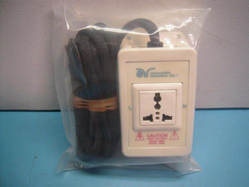 New Associated Research 36544 High Voltage Receptacle Hipot Adapter Box (O78)