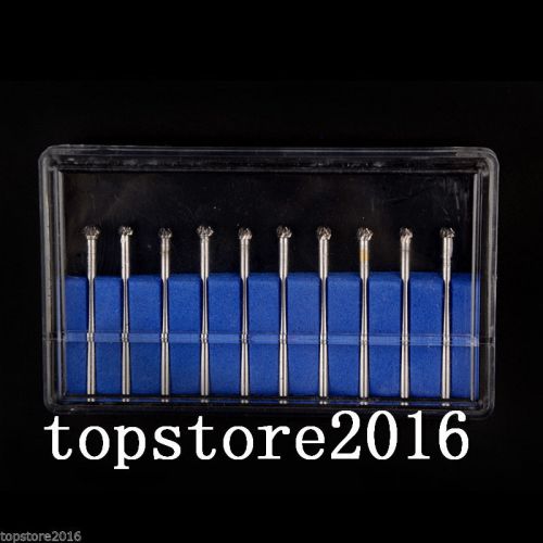 10pcs dental lab polisher drills assorted tungsten steel carbide burs d03 2.35mm for sale