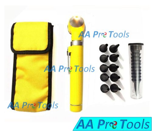 AA Pro: Fiber Optic Mini Otoscope Yellow (Diagnostic Set)