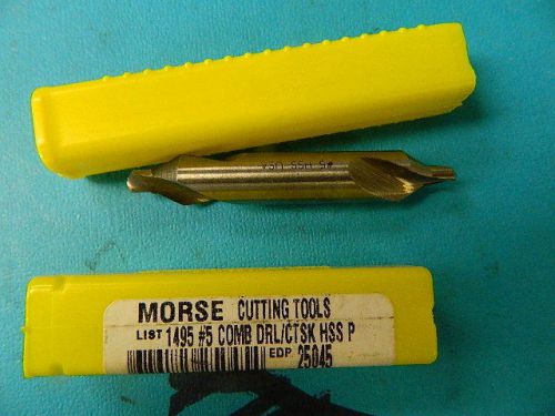 Morse Cutting Tools 1495  #5 Comb Drill / CTSK HSS 25045 NEW TOOL