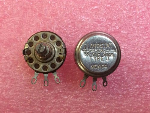 JA1N056S502AA CLAROSTAT POT 5K OHM 2.25W CARBON LINEAR 2 PIECES