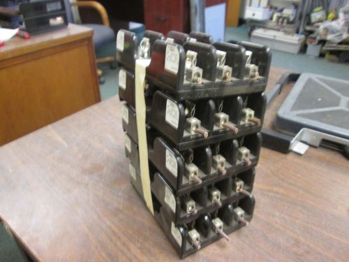Gould Shawmut Fuse Holder 60308 30A 600V 3P *Lot of 5* Used