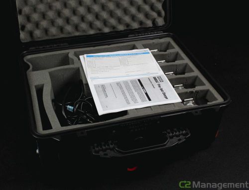 MSA Omega Charger 801759 &amp; 5 ESCORT Elf Pumps w/Carrying Case
