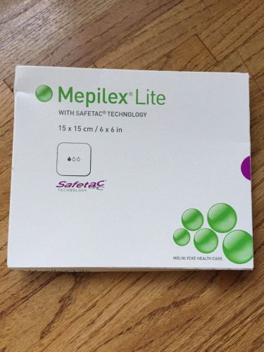 Wound Dressing Mepilex Lite (box of 5 Six Inch Squares)