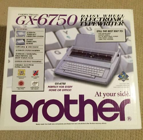 BROTHER GX-6750 Electric Typewriter Portable
