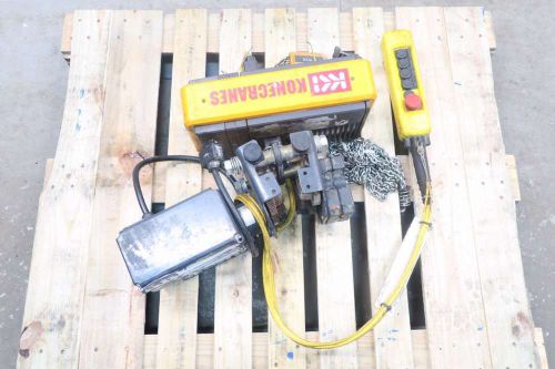 Konecranes xn05100010m16t2c xn 5 1ton 460v-ac electric hoist d531833 for sale