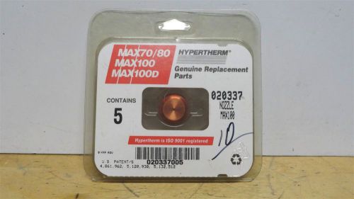 HYPERTHERM * 020337 * 100 Amp Nozzle For Plasma Torch *  4 PACK *NEW IN THE BOX*