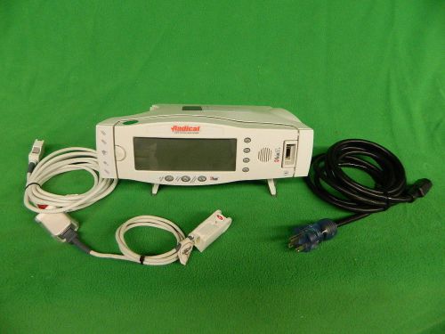 Masimo Radical SpO2 Patient Monitor with Finger Sensor *Tested